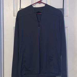 Bishop gray zip blouse Sz. M